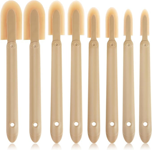 8Pcs Rubber Caulking Tool Set,Caulking Finishing Tool,Grout Sealant Caulk Spatula Set,Reusable Caulk Tool,Multifunctional Silicone Sealant Caulking Spatula Tool for Kitchen Bathroom Window /4 Size