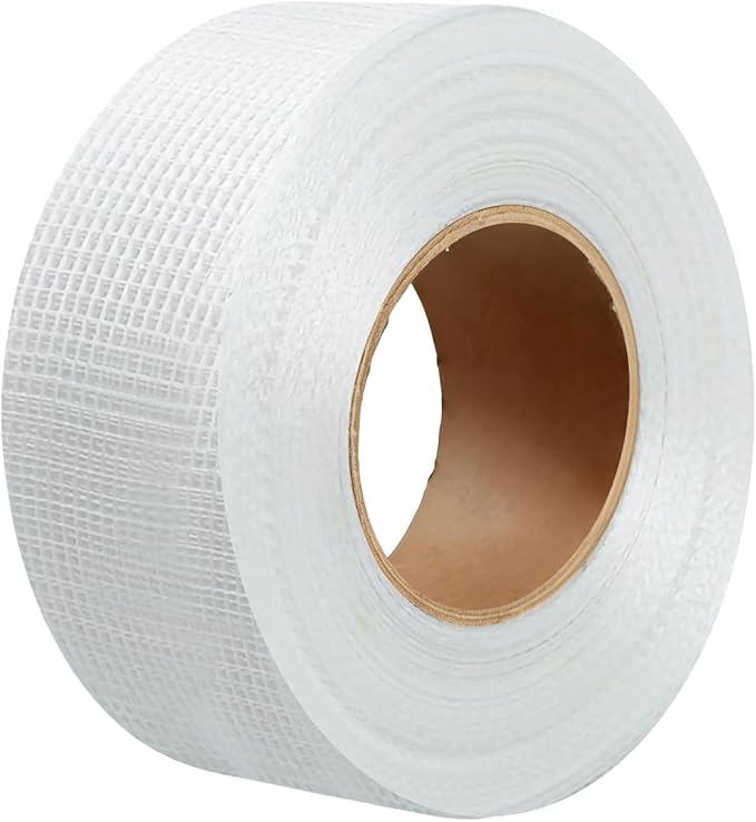 Drywall Joint Tape, 2 Inch x 164 Ft Self Adhesive Drywall Tape, Wall Patch Repair Roll, Fiberglass Mesh Tape for Drywall Repair, Wall Cracks and Ceiling Gaps