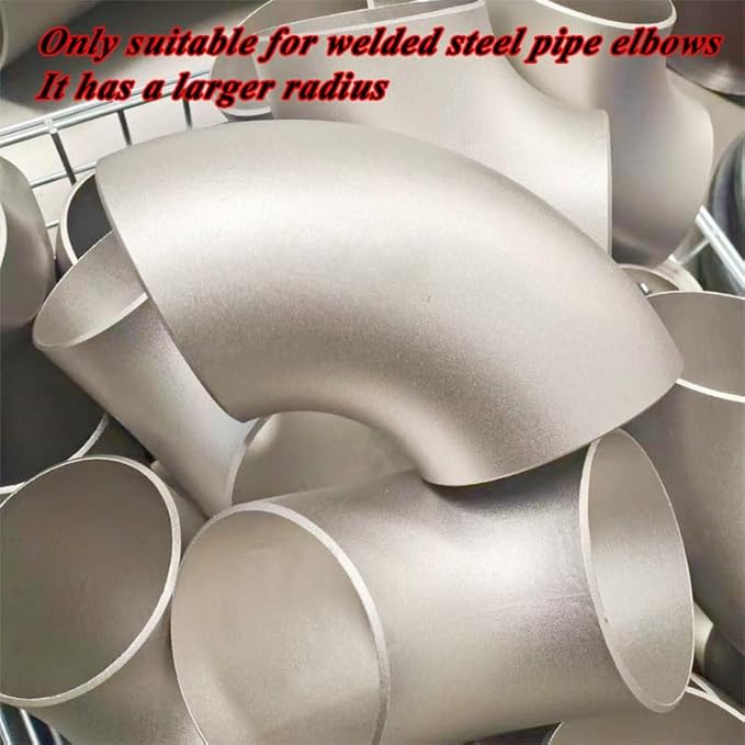 Pipe Repair Clamp For 2 Inch Welded Steel Pipe Elbow(Outer Diameter of the Pipe and Elbow are about 2.4 inch),90 Degree Elbow Leak Sealer,Long Radius,Only Suitable for Welded Steel Pipes