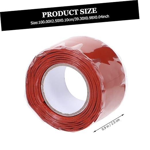 Flexible Rubberized Tape for Leaks Silicone Sealant Pipe Repair Tape Corrosion Resistant Leak Seal for Faucets Water Joints Heating and Sewer Fixing