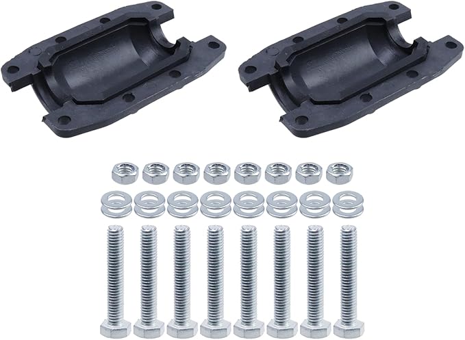 2 Pcs 1 inch Pipe Repair Clamp Leak Sealer, Emergency Pipe Repair Kit, Fitting for PE/PVC Pipe Repair, Steel Pipes, Iron Pipes, 1 15mm Roll of Raw Material Tape of Length 6 Meters