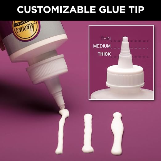 Aleene's Quick Dry Tacky Glue, Premium All-Purpose Adjesove, Quick Drying and Fast Tacking, 4 fl oz 3-Pack