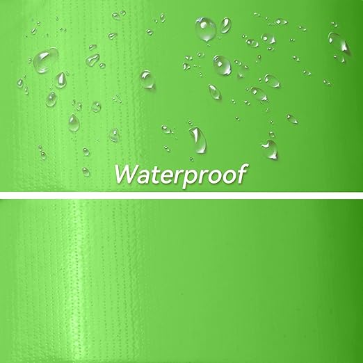 Reniteco Fresh Green Duct Tape- 2 inches x 10 Yards, Waterproof & All-Weather, No Residue, UV Resistant, Heavy Duty for Car, Home & Outdoor Repairs, 1 Roll
