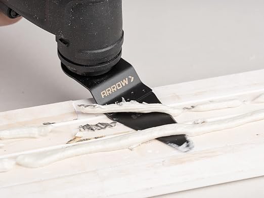 Arrow OSCSCPK-2A General Purpose Scraping Blade Kit for Oscillating Multitools, Includes 2 Scrapers for Removal of Paint, Caulk, Adhesives, and Sealants