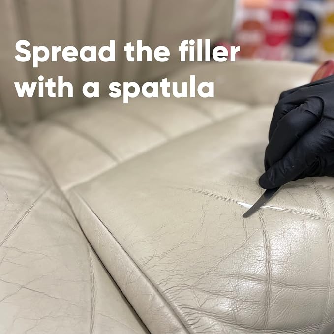 Geist. Easy DIY Colour Restorer and Filler for Leather & Vinyl | Refresh, Repair & re-dye Scuffs, Colour Damage and Small Cracks (Anthracite, 20ml Filler)