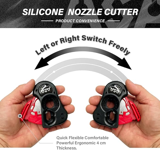 Stainless Steel Blade,ASA Silicone Cartridge Tip Cutter,Sealant Nozzle Cutter,Silicone Caulking Tube Snips,Caulk Opener,Acid-Resistant utility knife,Caulking Gun Accessories,Adhesive Accelerators
