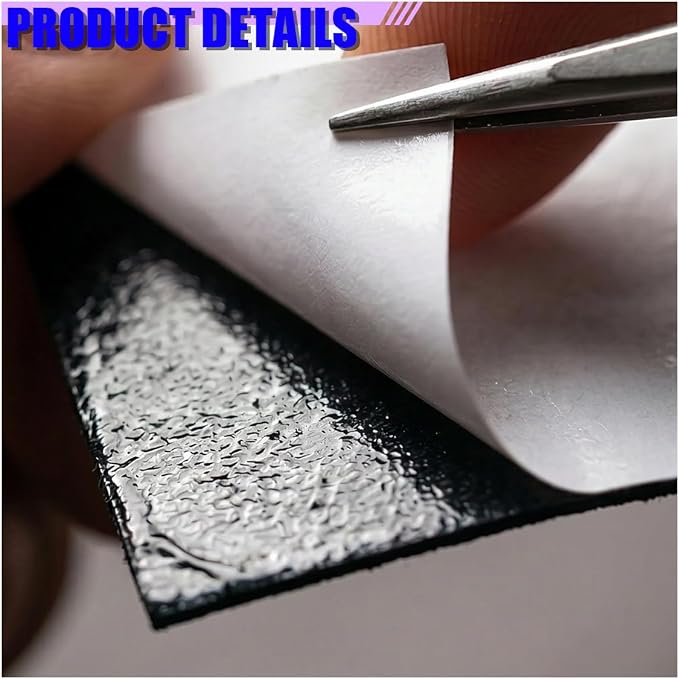 2PCS PU Leather Car Seat Repair Patch, 7.87''×3.93'' Breathable Water-Resistant Repair Tape, Portable Self-Adhesive Vehicle Interior Repairing Tool for Furniture, Couch, Sofa (Black)