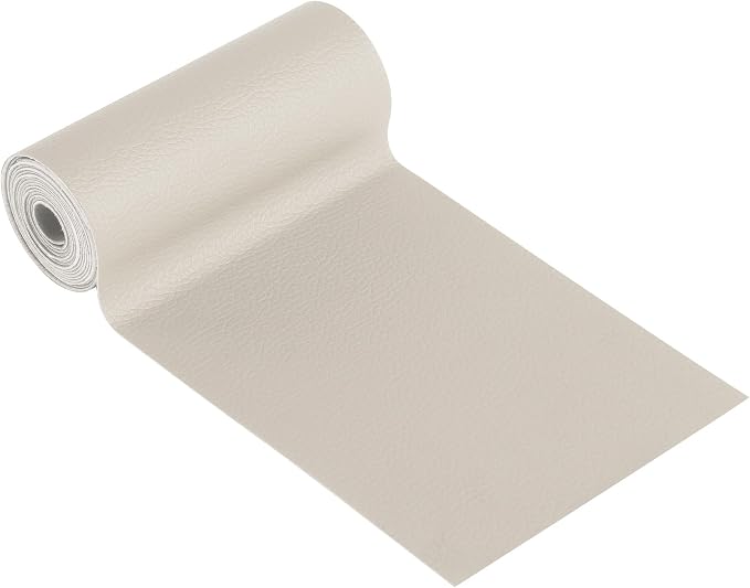 YAFLC Leather Repair Patch for Furniture, 4" x 63" Self Adhesive Leather Repair Kit Vinyl Repair Tape for Car Seat Sofa Jackets Couches Chair Apricot