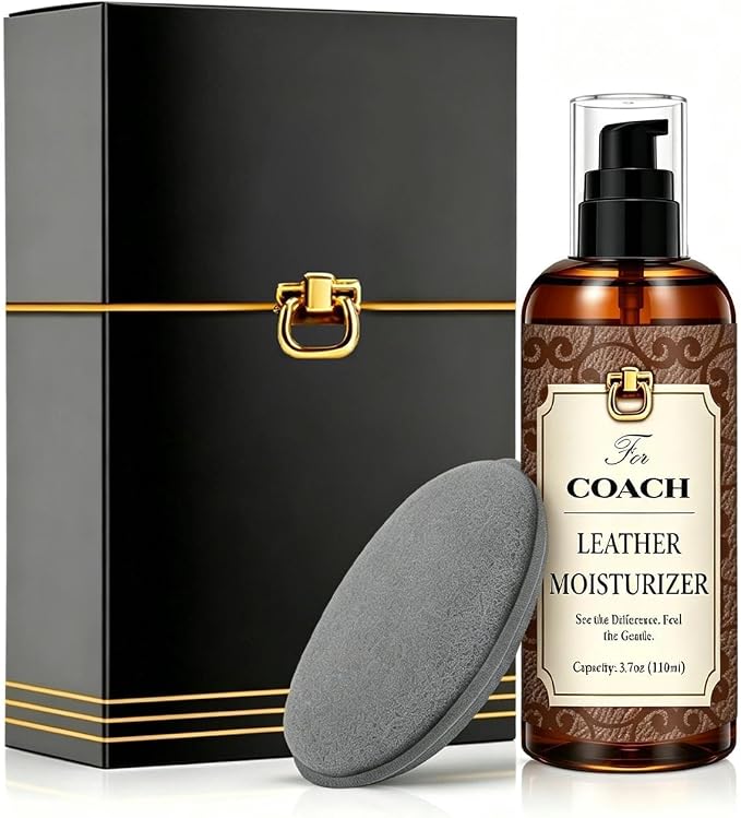Leather Moisturizer Conditioner Kit for Coach, Deep Nourishing Care for Coach Handbags, Prevent Dryness and Cracking, for Wallets, Purses and Other Luxury Bags