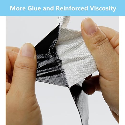 RV Awning Repair Tape Heavy Duty Waterproof Tent Tape for Tarp,Canvas,Tarpaulin,Car and Boat Covers Tent Repair Patch Kit Outdoor UVproof Repair Tape White
