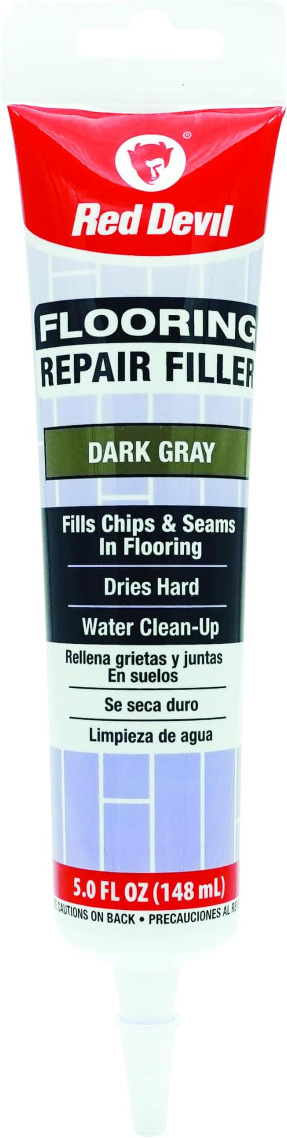 Red Devil 056055 Flooring Repair Filler, 5 oz., Dark Gray, 1 Pack
