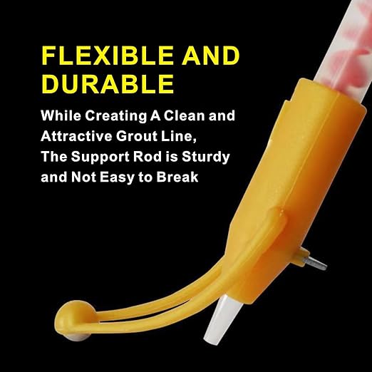 Tile Grout and Caulking Tool Kit, Manual Grout Applicator with Seam Fitting Ball and Positioner, Grout Spreader for Tile Installation Masonry Grouting Home DIY Projects, 10 Pieces