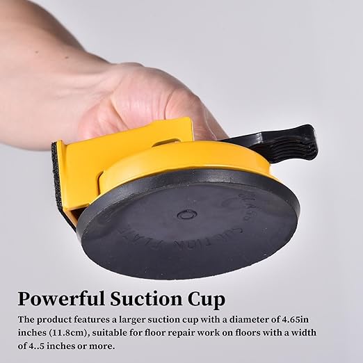 Laminate Floor Gaps Fixing Tool, Heavy Duty Suction Cup Closer Fixer, Vacuum Flooing Repair Gripper, High Performance Puller, for Tight Spaces Corners Hardwood Plank Wood Tile Deep Textures