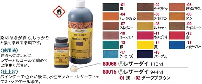 Fiebing's Leather Dye (4 Fl Oz, Mahogany) - Alcohol-Based, Penetrating, Permanent Dye for Shoes, Boots, Belts, Bags, Furniture - Includes Wool Dauber Applicator - Recolor & Restore Leathercraft