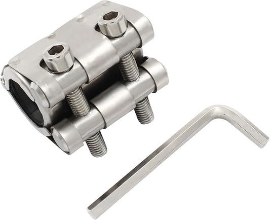 Pipe Repair Clamp, Galvanized Pipe Repair Kit, Leak Repair Clamp for Plastic and Metal Pipes(20mm-23mm/1/2 inch)