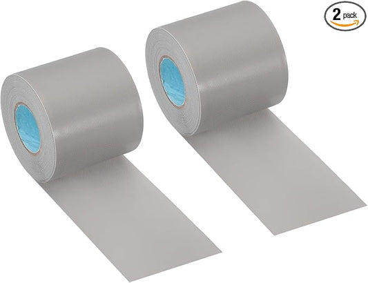 PATIKIL 2.4" x36.1ft Pipe Wrapping Tape, 2 Pack PVC Duct Tape Pipes Insulation Air Conditioner Tube Wrap Waterproof Non Adhesive for HVAC Electrical Gray