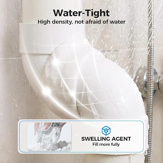 Kruggo New Type Waterproof Sealant Mastic, 2026 Upgraded Faster Drying Repair Sealing Clay, Quick Repair Putty for Drain Pipe Connection, Wall Holes, Air Conditioning Holes (6PCS)