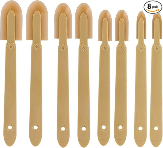 8pcs Rubber Caulking Tool Set, Reusable Silicone Caulk Finishing Spatulas Remover Sealant Smoothing Grout Sealer Spreader Finger Applicator for Kitchen Bathroom Tiles Window Floor Sink (4 Sizes)