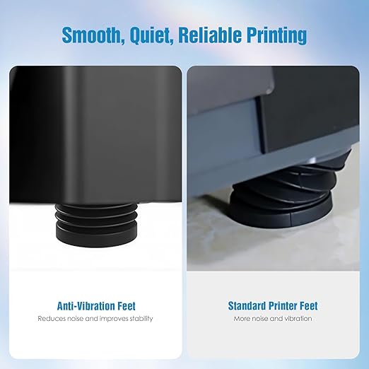 Anti-Vibration Feet for Elegoo Centauri Carbon & Centauri Series, 4-Pack Silicone Printer Shock-Absorbing Dampers with Anti-Slip Base for Stability & Noise Reduction – 3D Printer Accessories