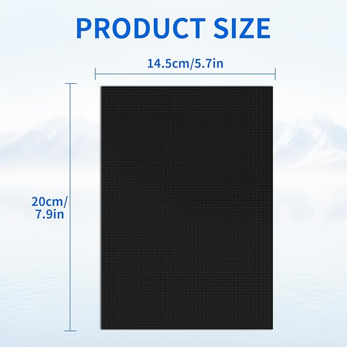 Waterproof Self-Adhesive Nylon Fabric Repair Tape - Tent Repair Kit,4pcs Fabric Patches for Jacket, Clothes, Puffer Down Jacket,Sleeping Bag, Outdoor Gear Tenacious Repairs Tape, Black