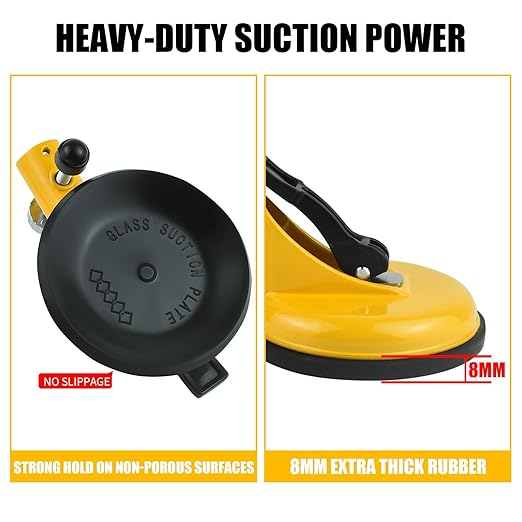 Floor Gap Fixer Tool & Countertop Seam Setter – Adjustable Vacuum Suction Cup Leveler for Laminate Flooring Repair, Granite Stone Slab Joining & Tile Installation