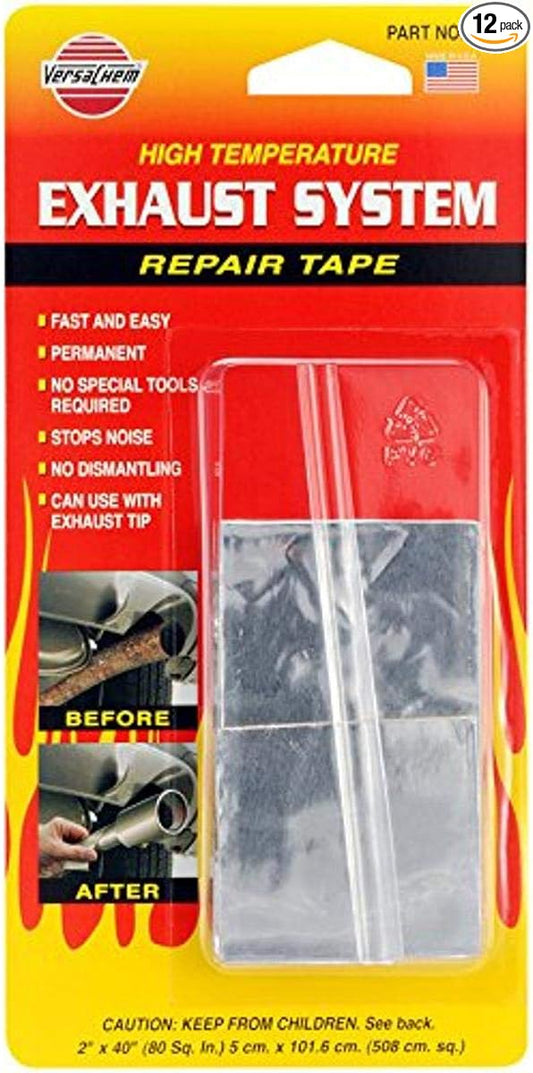 Versachem (82009-12PK) 2" x 40" Exhaust System Repair Tape, (Pack of 12)
