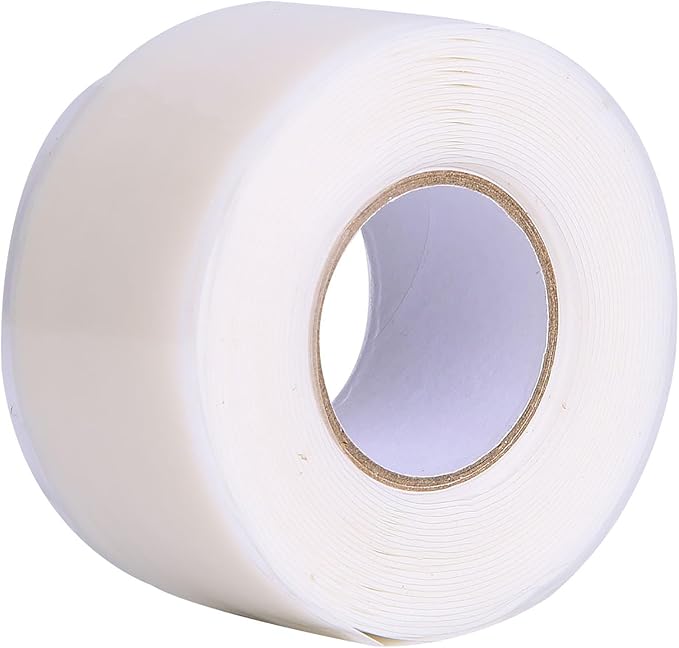 Pipe Repair Tape and White and Red Tape, Watertight Tape for Quick Pipe Repairs, for Home Plumbing Supplies (White)