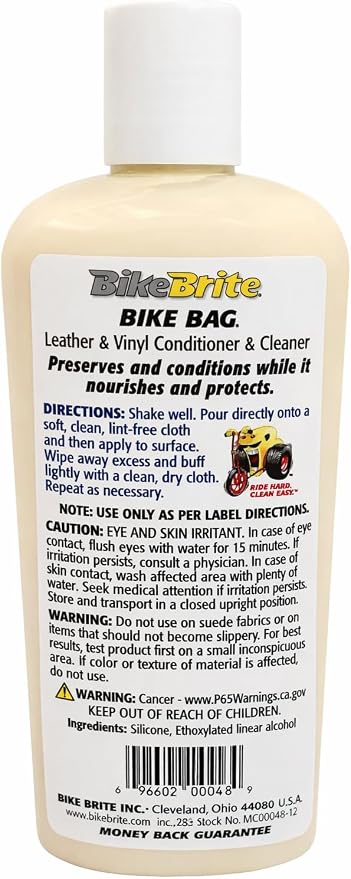 Bike Brite MC00048 Leather and Vinyl Cleaner and Conditioner - 12 fl. oz