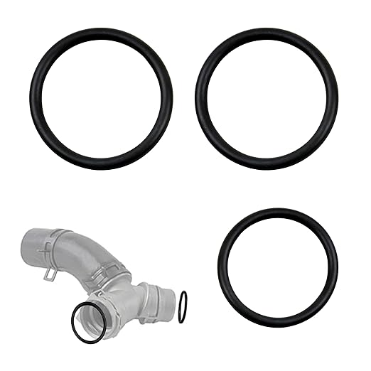926-168 O-Ring Seal Set（3 Pack） Radiator Hose and T-Pipe Coolant Leak Repair Seal Set Compatible with Select Ford/Lincoln Models Replaces DR3Z-8566-A and BC3Z-8590-F