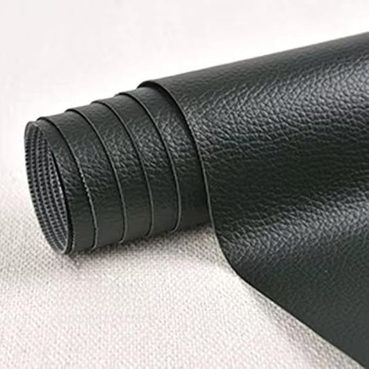 Self Adhesive Leather Repair Patch,Leather Repair Patch Tape Kit,Vinyl Repair Patches Waterproof for Couches,Furniture,Kitchen Cabinets,Car Seats (Dark Green,7.87"×11.81")