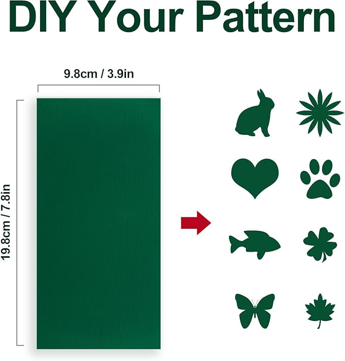 Self-Adhesive Nylon Patches Tent Repair Kit – Outdoor Gear Tenacious Repair Tape, Waterproof Fabric Patches for Clothes, Tent, Down Jacket, Backpack (8pcs, Green