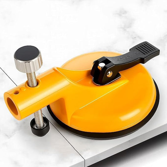 Floor Gap Fixer Tool,Laminate Flooring Tools with Enhanced Vacuum Suction Cup,Tile Countertop Installation Tool,Heavy Duty Plank Grabber for Glass Stone Slab Vinyl Flooring Gap Repair (Yellow 1pcs)