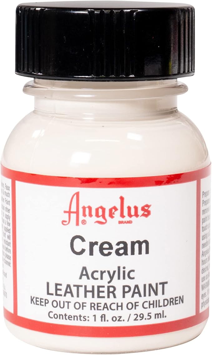 Angelus Acrylic Leather Paint 1 oz Cream