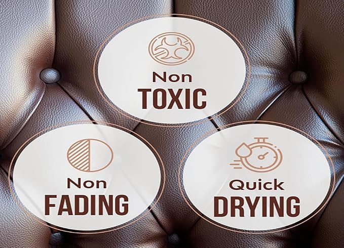 Blend It On Extra Large Leather Repair Kit, 6 Full Ounces for Furniture, Jacket, Sofa, Car Seat, Boots, Easy Instructions to Match Colors, Restore Any Material No Mixing Chart Needed (Bold Browns)