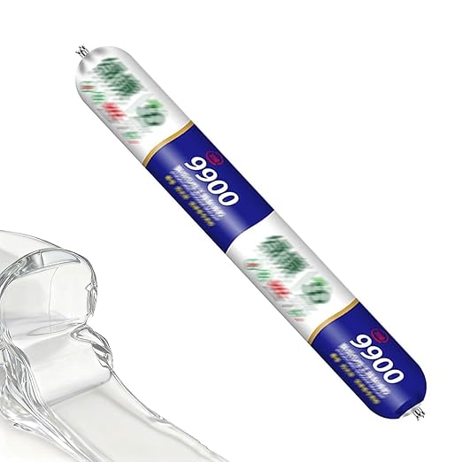 9900 Sealant Waterproof,Outdoor Silicone Sealant, Permanently Repairs Roof & Wall Cracks, Waterproof, Heat & Stretch-Resistant, Tough & Tear-Proof for Exteriors (Transparent)