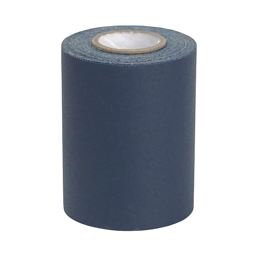 J.V. Converting JVCC Patch & Repair Tape for Leather and Vinyl Surfaces, 3 in. (72mm Actual) x 15 ft. (Dark Blue)