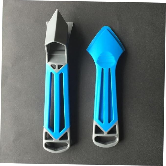 Veemoon 2 Pcs Caulk Remover Caulking Tool Kit Caulk Removal Tool Sealant Scraper Glue Shovel