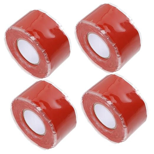 Alipis 4pcs Seal Tape Sealing Tape for Home Plumbing Repairs Water Pipe Leak Self-Adhesive Leak Seal