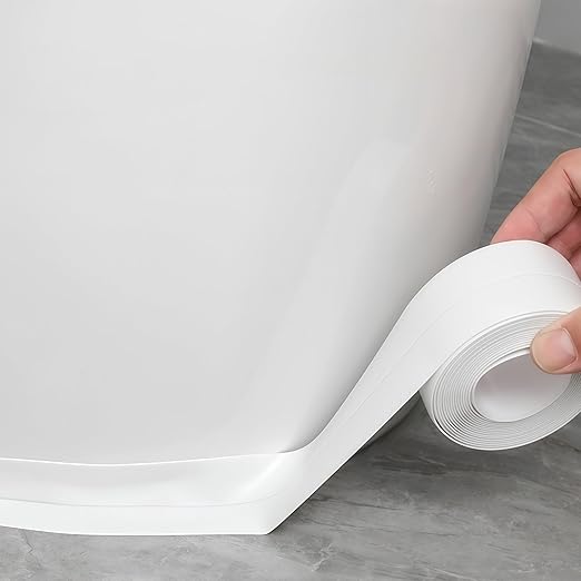 Self Adhesive Waterproof Caulking Tape Peel & Stick Sealant Strip for Bathroom and Kitchen DIY Projects