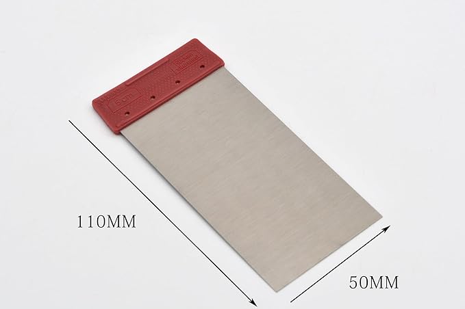 Body Filler Applicator Set 4 Pcs Auto Paint Tools Car Putty Knife Steel Sheet Putty Spreaders Metal Blade Automotive Repair Kit