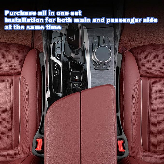 No Drop Seat Guard, Car Seat Gap Filler, Car Gap Filler Organizer, Universal Drop Seat Guards for Car Accessories Interior Prevent Stop Cellphone Wallet Keys Coins and Card from Dropping (black 2)