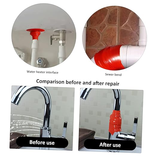 LIFKOME 3m Water Pipe Leak Repair Tape Sealant Tape Water Emergency Maintenance