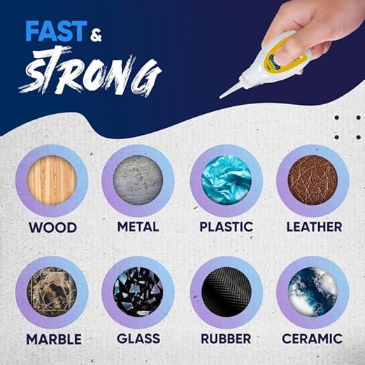 CA Glue Thin Viscosity Kit (12x1.75 oz.) Cyanoacrylate Glue, Super Glue for Precision Repairs, Wood, Plastic, Model Building, Crafts, and 3D Printing, Fast-Drying Adhesive for Tight Spaces and Cracks