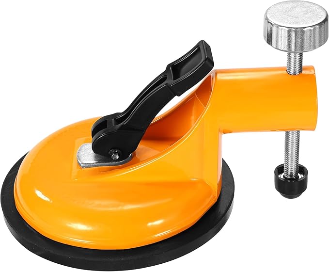 Granite Marble Countertop Seam Leveling Tool, Adjustable Vacuum Suction Cups Professional Gap Adjustment Kit for Stone Slab Installation & Repair (Yellow)
