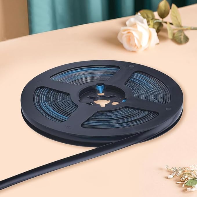 GORGECRAFT 2 Rolls 39 Feet Peel and Stick Caulk Tape Molding Trim Self Adhesive PVC Plastic Caulking Tape Decorative Sealing Edging Strip for Countertops Sinks Toilets Wall Corner Bathroom Kitchen