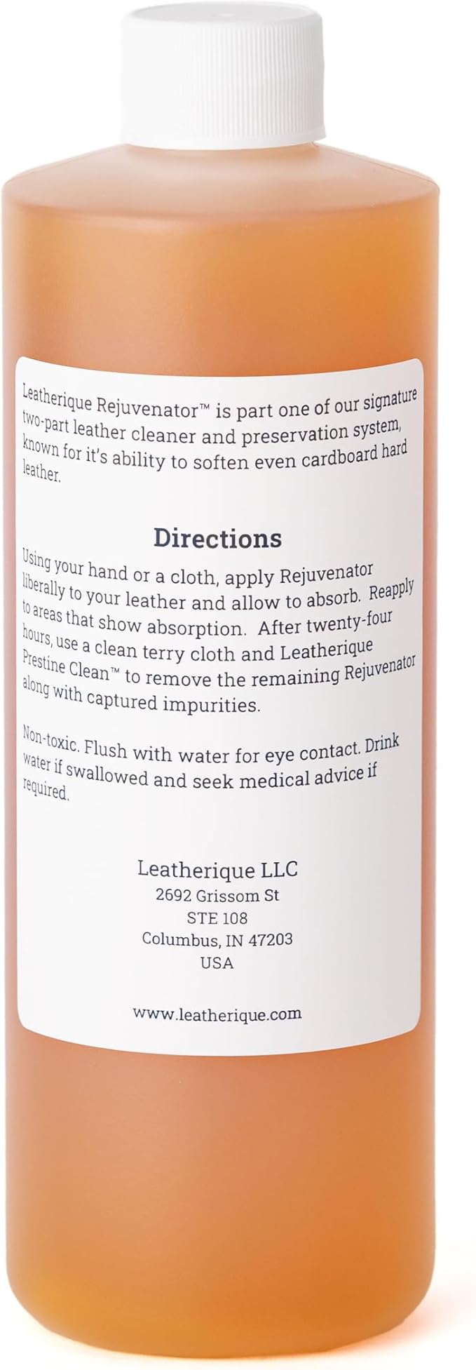 Leather Care & Preservation Set - 16 oz | Leatherique Rejuvenator Oil & Prestine Clean 2-Step System | Softens, Conditions & Preserves Leather | Perfect for Cars, Furniture, Saddles & More