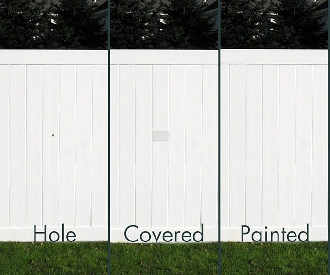 Vinyl Siding Repair Kit, Cover Any Cracks, Holes, or Blemishes on Vinyl Siding (12 Patches)