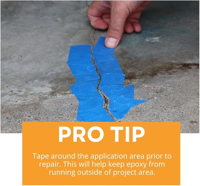 Akona Epoxy Crack Repair - Injectable Crack Filler for Concrete, Brick, Foundational Cracks and Water Leaks, Clear Liquid Epoxy Resin (6 Ounce, 1)