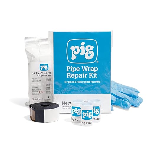 PIG Pipe Wrap Repair Kit for Lines & Joints Under Pressure - 2.5” – 4” Dia - Pressurized - PTY124