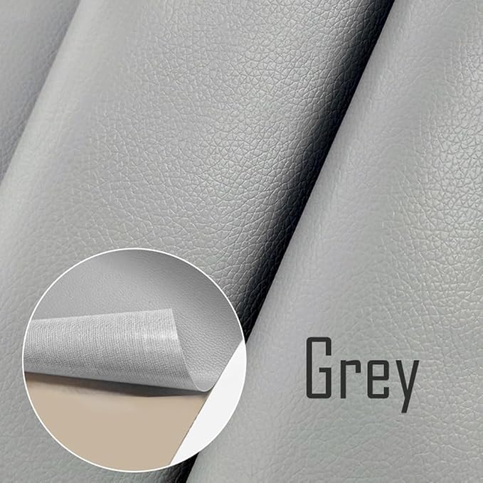 20x40 Inches Leather Repair Patch Self Adhesive, Leather Patch Tape for Furniture, Adhesive Leather Tape for Car Seat Repair, Leather Couch Repair Patch Kit